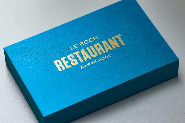Carte De Visite élégante Pour Un Restaurant Spind